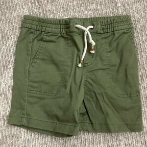 Janie and Jack Green Pull-On Shorts Size 3 Summer Classic Preppy Casual Basic